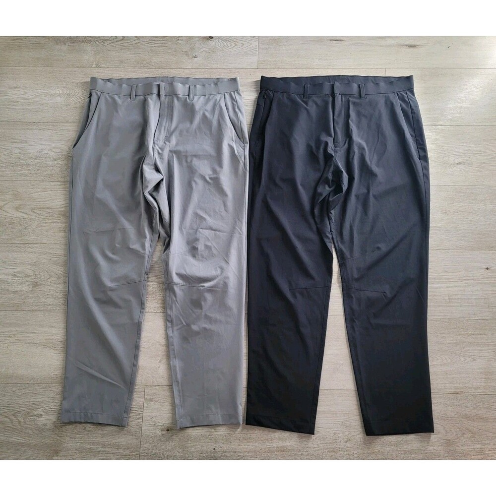 Fabletics Mens 36x30 The Only Pant Performance Stretch Athletic Classic Lot Of 2